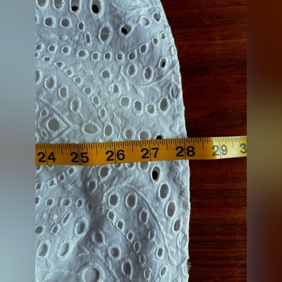 Boss white Bajour eyelet oversized blouse - Picture 9 of 15